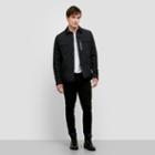 Reaction Kenneth Cole Quilted Shirt Jacket - Black