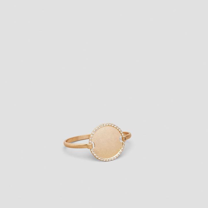 Kenneth Cole New York Goldtone Bangle Bracelet With Crystals - Crystal