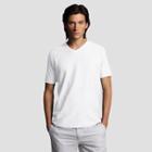 Kenneth Cole New York V-neck Slub T-shirt - White
