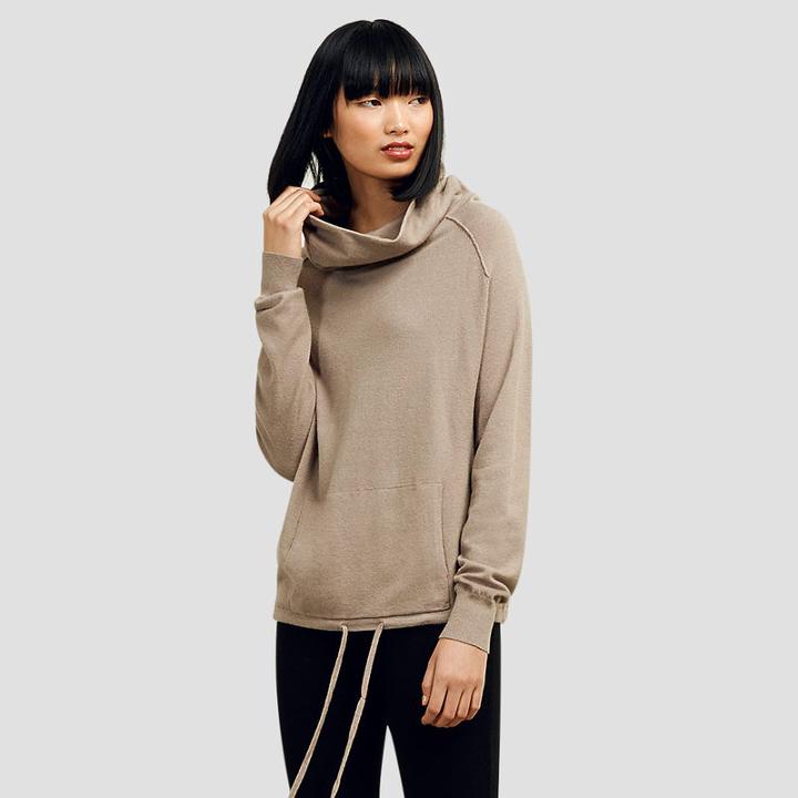 Kenneth Cole New York Cowlneck Sweater - Hthr Maple