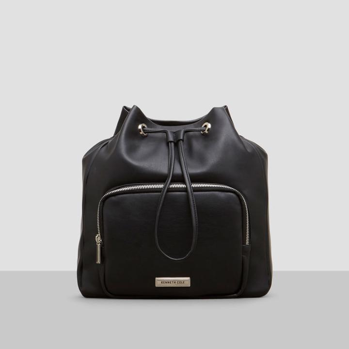Reaction Kenneth Cole Ruby Bucket Backpack - Black