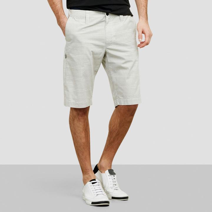 Reaction Kenneth Cole Multi-stripe Short - Ash Grey Com