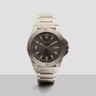 Kenneth Cole New York Silver Watch With Gunmetal Dial - Neutral