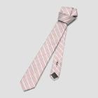Kenneth Cole New York Argento Check Tie - Red