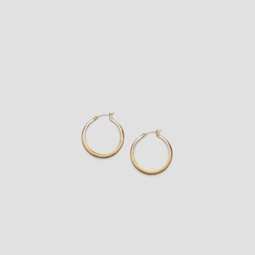 Kenneth Cole New York Goldtone Small Oval Hoop Earrings - Shiny Gold