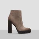Kenneth Cole New York Olive Suede Lug-sole Boot - Putty