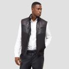 Reaction Kenneth Cole Nylon Quilted Vest - Black