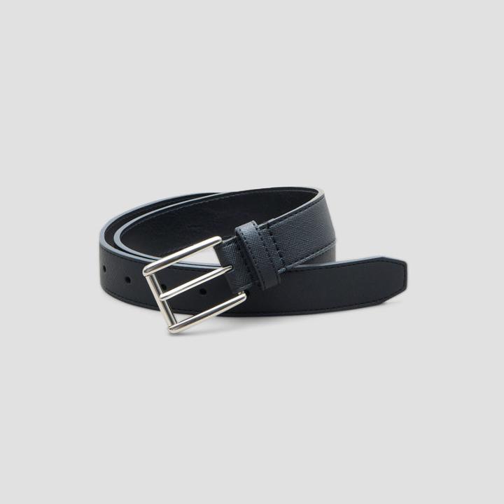 Kenneth Cole New York Leather Dress Belt - Black