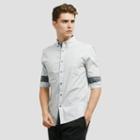 Reaction Kenneth Cole Slim-fit Check Button-down Shirt - White