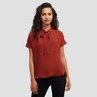 Kenneth Cole New York Tie Neck Blouse - Chimney