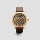Kenneth Cole New York Automatic Rose Goldtone Skeleton Watch - Neutral