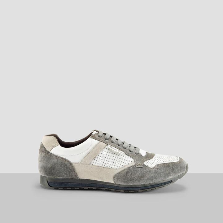 Kenneth Cole New York Can't Miss It Mixed Media Sneaker - Brown