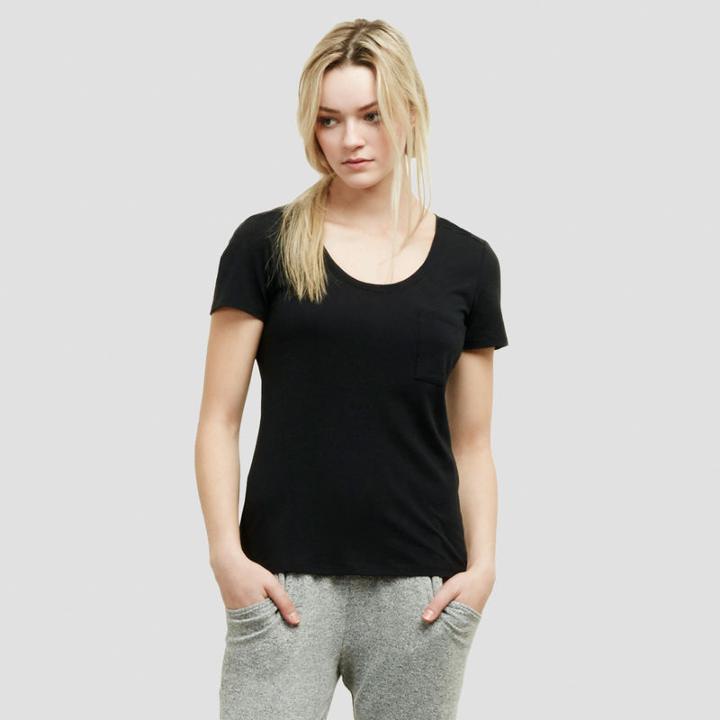 Kenneth Cole New York Basic Pocket Tee - Black