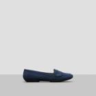 Reaction Kenneth Cole Sweet Trick Suede Flat - Shoes - Navy