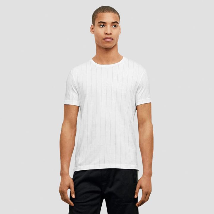 Kenneth Cole New York Short-sleeve Striped T-shirt - White