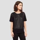 Kenneth Cole New York Patterned Short-sleeve Tee - Black