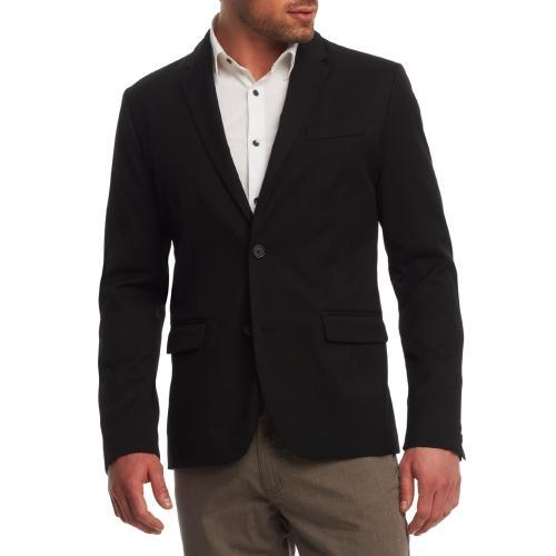 Kenneth Cole New York Slim-fit Two-button Black Blazer - Men's - Black