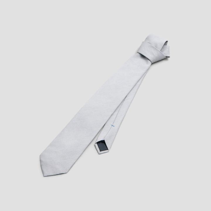 Reaction Kenneth Cole Solid Heathered Tie - Taupe