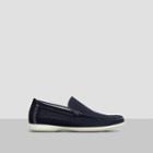 Kenneth Cole New York Matter Of Fact Perforated Suede Driver - Navy