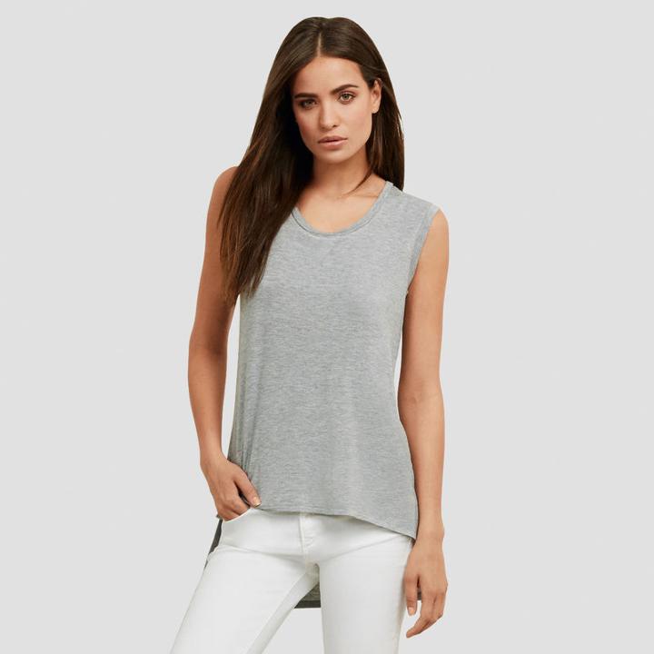 Kenneth Cole New York Jersey Knit Sleeveless Shirt - Grey