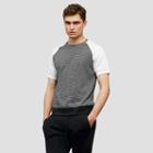 Kenneth Cole Black Label Mixed Media Pullover - Black