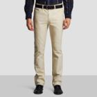 Kenneth Cole New York Straight-fit Canvas Jean - Beige