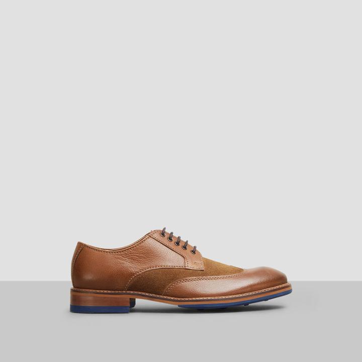 Reaction Kenneth Cole Move-ment Leather Shoe - Brown Comb