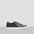 Kenneth Cole New York Kam Leather Studded Sneaker - Black