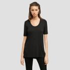 Kenneth Cole New York Short-sleeve Jersey Tunic - Black