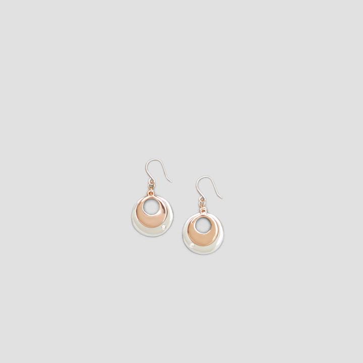 Kenneth Cole New York Round Disc Drop Earrings - Metal
