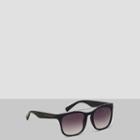 Kenneth Cole New York Plastic Double-bridge Sunglasses - Mblack/smkg