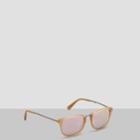 Kenneth Cole New York Black Plastic Foldable Aviator Sunglasses - Mltbrown/smkpz
