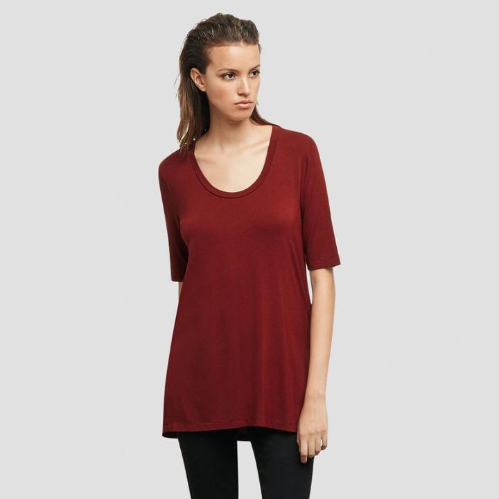 Kenneth Cole New York Short-sleeve Jersey Tunic - Vino