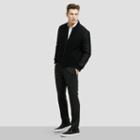 Reaction Kenneth Cole Quilted Bomber Jacket - Black