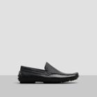Kenneth Cole New York Peer Pressure Matte Black Leather Driver - Black