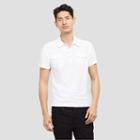 Kenneth Cole New York Short-sleeve Two-pocket Polo Shirt - White