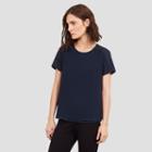 Kenneth Cole New York Short-sleeve Woven Tee - Indigo