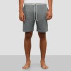 Kenneth Cole New York Draw String Lounge Shorts - Black