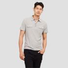 Kenneth Cole New York Short-sleeve Two-pocket Polo Shirt - Steel