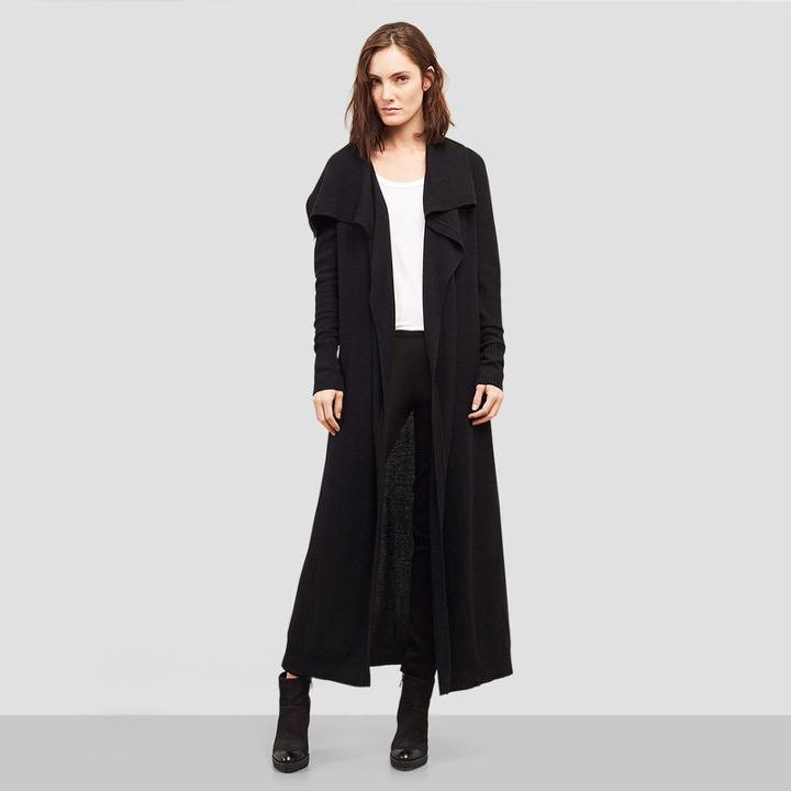 Kenneth Cole New York Kai Duster Sweater - Black