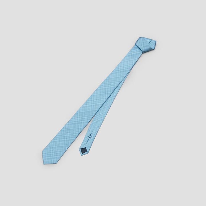 Reaction Kenneth Cole Fine Line Plaid Tie - Teal