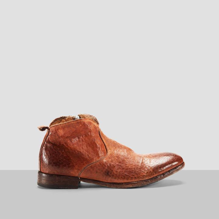 Kenneth Cole Black Label Show N' Tell Leather Distressed Boot - Brown