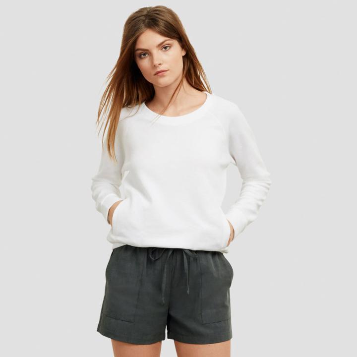 Kenneth Cole New York Terry Crewneck Sweatshirt - White