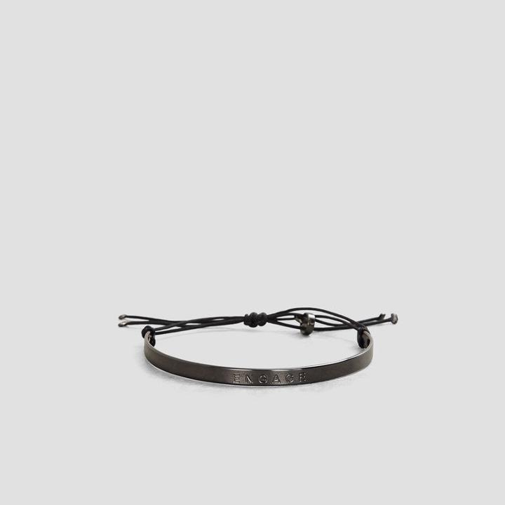 Kenneth Cole New York Hematite 'engage' Drawcord Bracelet - Hematite