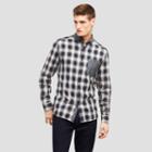 Reaction Kenneth Cole Long-sleeve Ombre Herringbone Shirt - Moody Blu Cb