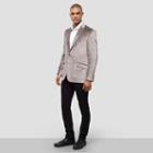 Kenneth Cole New York Slim-fit Velvet Suit Jacket - Silver