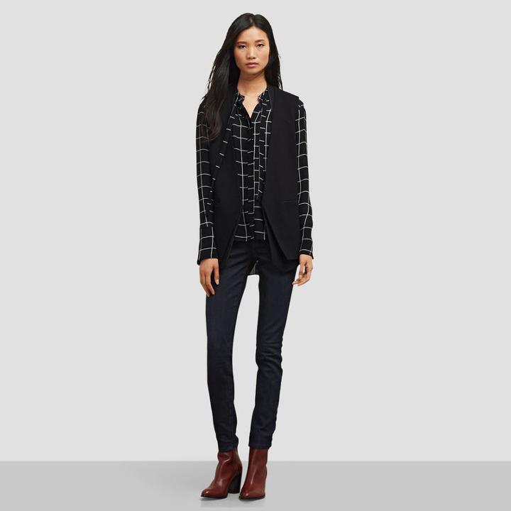 Kenneth Cole New York Double Knit Vest - Black