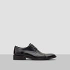 Kenneth Cole New York Total Number Leather Shoe - Black