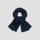 Kenneth Cole New York Merino Colorblock Scarf - Navy/black