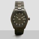 Kenneth Cole New York Gunmetal Stainless Steel Link Watch - Neutral